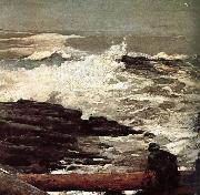 Winslow Homer Driftwood France oil painting artist
